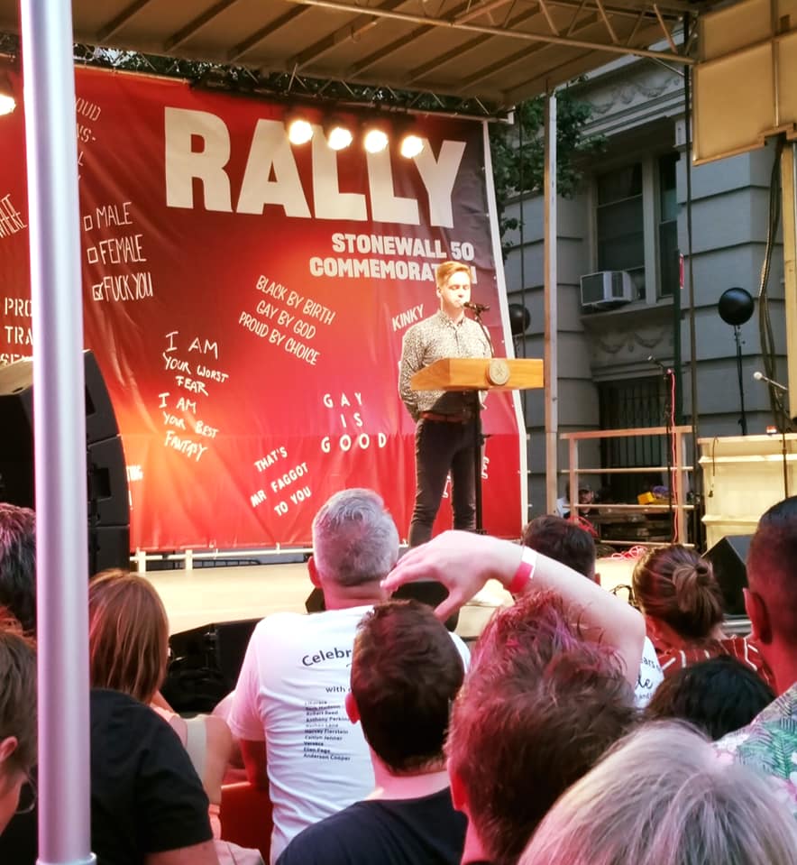 Speech #Stonewall50 Rally Commemoration